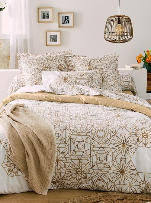 Drap plat percale de coton GABRIELLE - Kiabi