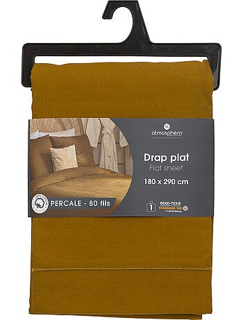 Drap plat en percale de coton LANDIHA