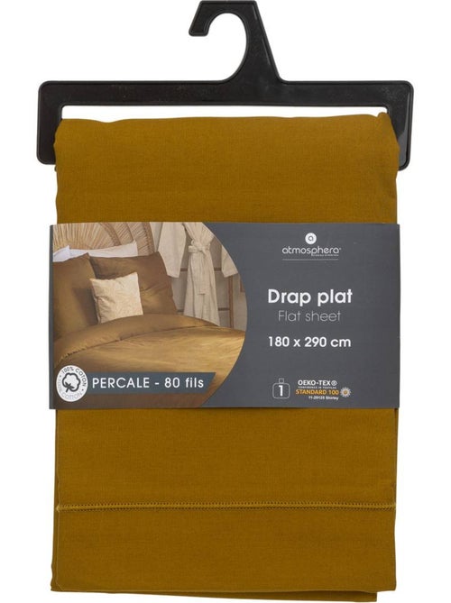 Drap plat percale de coton LANDIHA - Kiabi