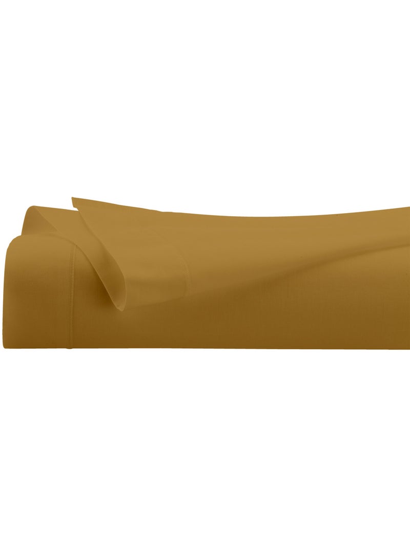 Drap plat percale de coton LANDIHA Bronze - Kiabi