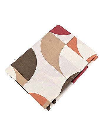 Drap plat percale de coton MODULO