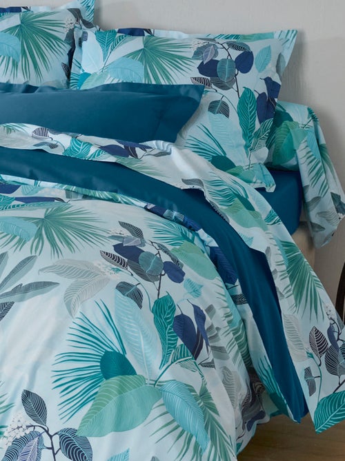 Drap plat percale de coton MOOREA PACIFIC bleu cobalt - Kiabi Drap plat percale de coton MOOREA PACIFIC bleu cobalt - Kiabi