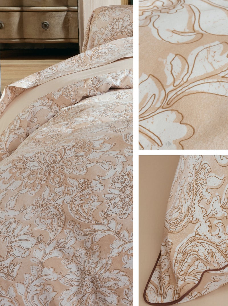 Drap plat percale de coton PALAZZO Beige - Kiabi
