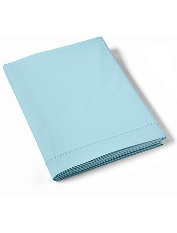 Drap plat percale de coton uni repos - afibel