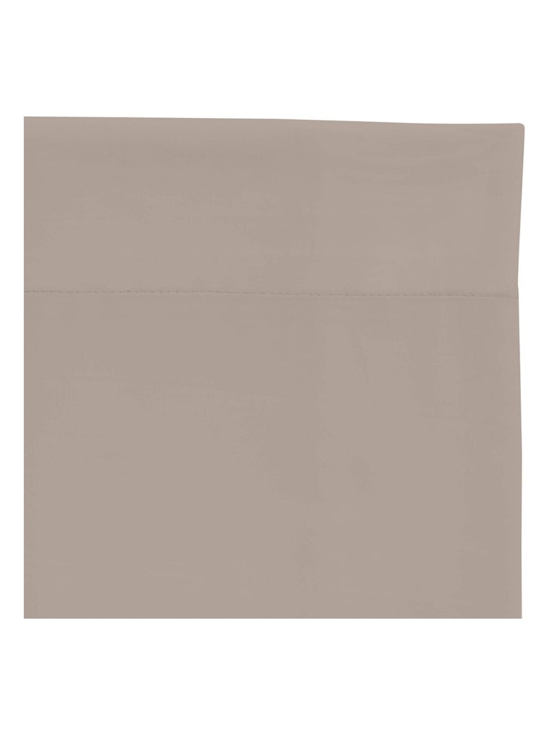 Drap plat percale made in France Beige - Kiabi