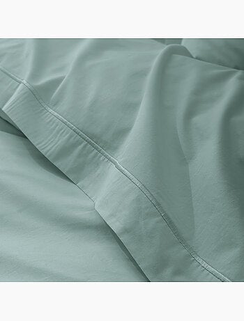 Drap Plat Percale – Pur Coton Peigné Longues Fibres 80 Fils/cm²