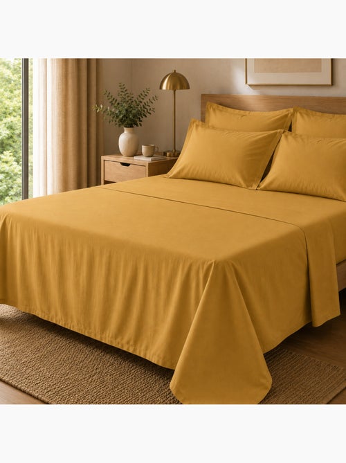 Drap Plat Percale – Pur Coton Peigné Longues Fibres 80 Fils/cm² - Kiabi