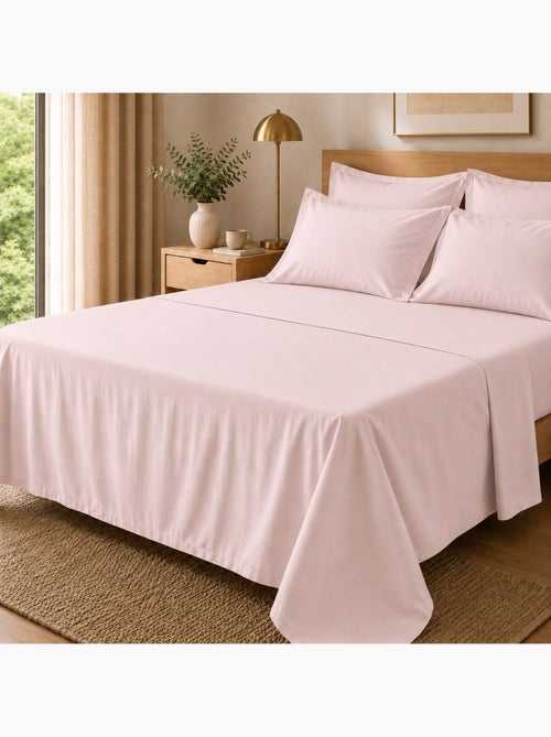 Drap Plat Percale – Pur Coton Peigné Longues Fibres 80 Fils/cm² - Kiabi