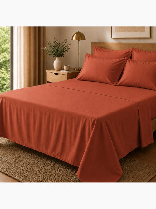 Drap Plat Percale – Pur Coton Peigné Longues Fibres 80 Fils/cm² - Kiabi