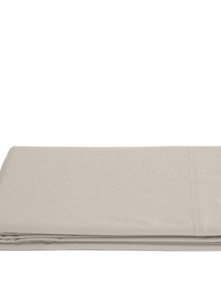 Drap plat percale pur coton peigné longues fibres 80 fils/cm² Vent du sud - Neige - 270 x 300 cm pou