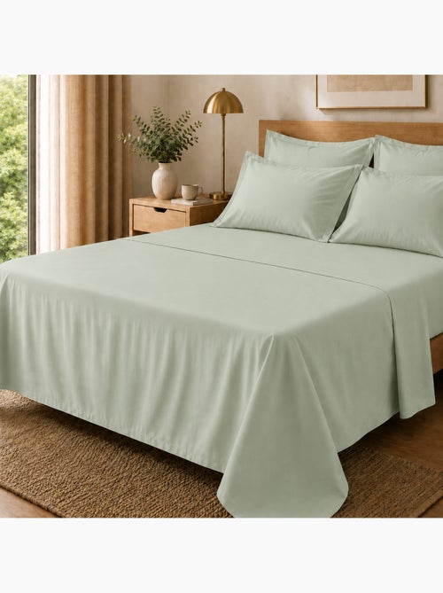Drap Plat Percale – Pur Coton Peigné Longues Fibres 80 Fils/cm² - Kiabi