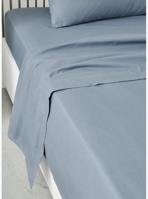 Drap plat pour lit 2 personnes uni ESSENTIAL - Kiabi