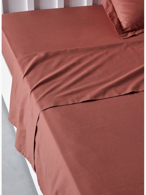 Drap plat pour lit 2 personnes uni ESSENTIAL - Kiabi