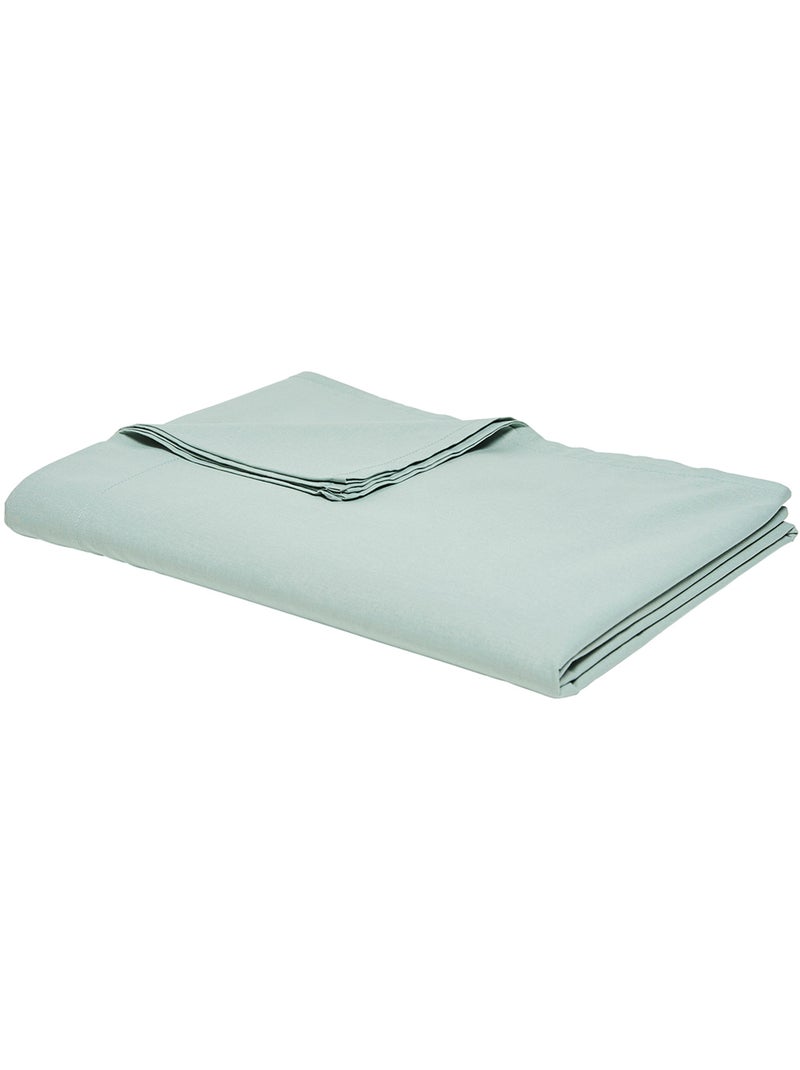Drap plat pour lit 2 personnes uni ESSENTIAL Vert - Kiabi