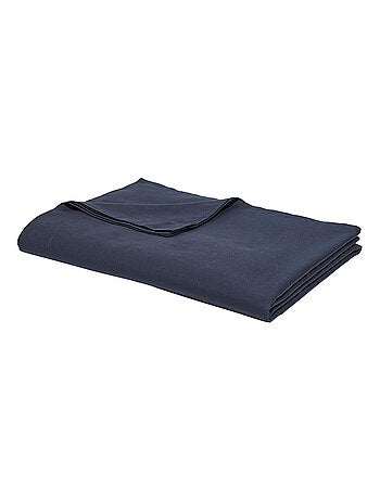 Drap plat pour lit 2 personnes uni ORGANIC