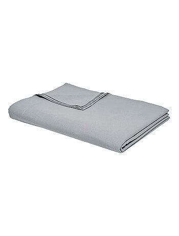 Drap plat pour lit 2 personnes uni ORGANIC
