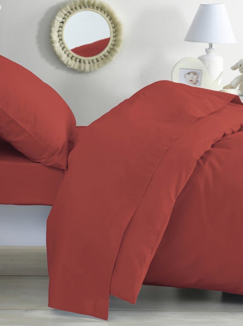 Drap plat pour lit bébé 100% coton Bio - 'P'tit Basile' - Kiabi