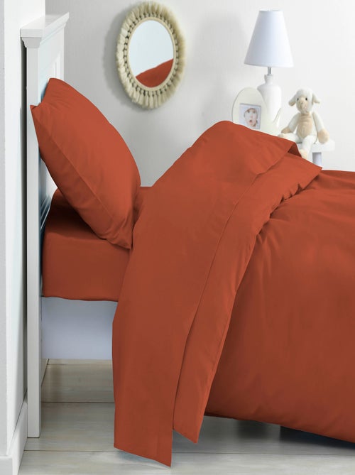 Drap plat pour lit bébé 100% coton Bio - 'P'tit Basile' - Kiabi