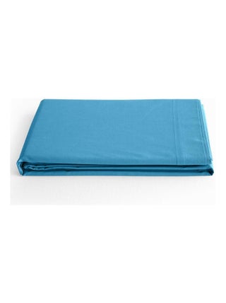 Drap plat "Prémium" - Couleur Cyan