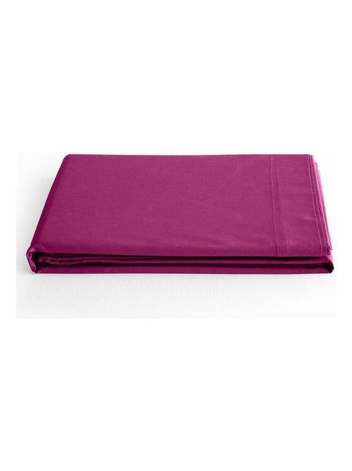 Drap plat "Prémium" - Couleur Magenta - Kiabi