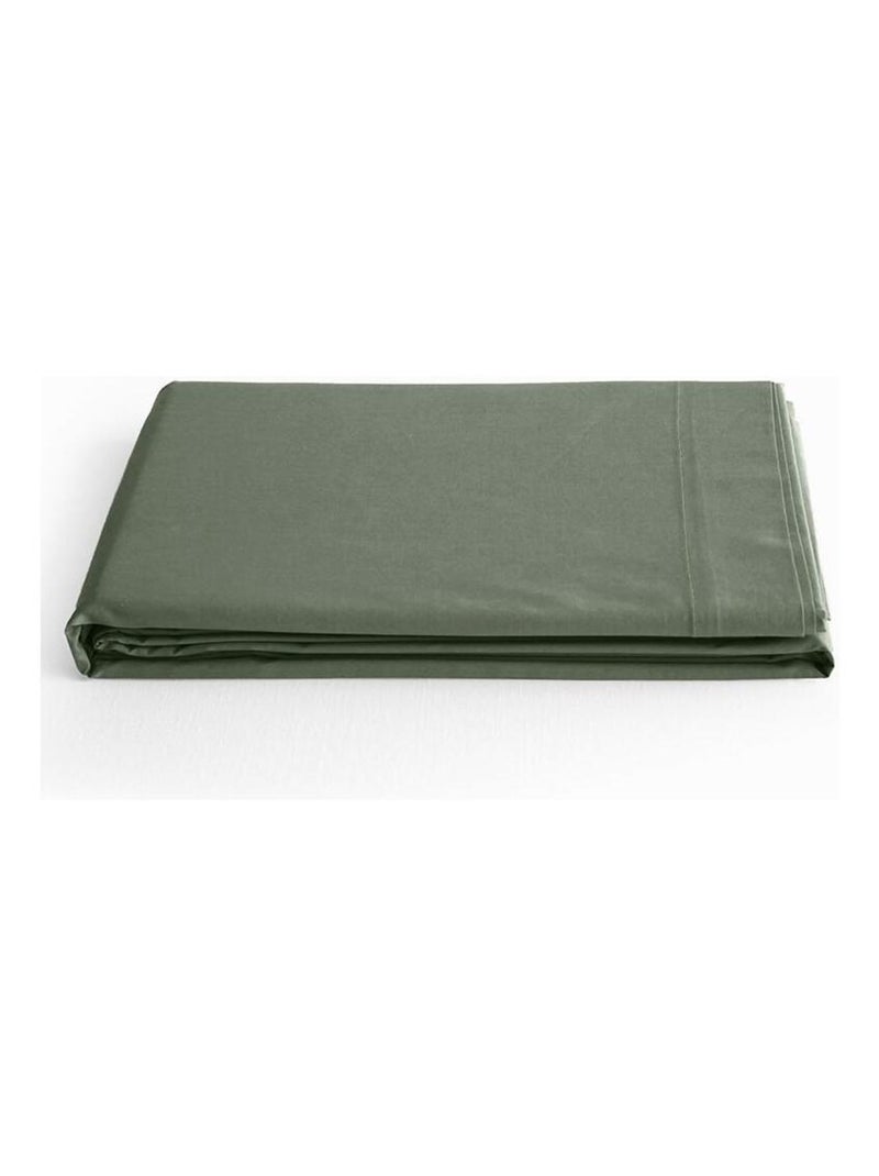 Drap plat "Prémium" pour lit 1 place & 2 places - Prémium Romarin - 240 x 300 cm pour lit 2 places Vert - Kiabi