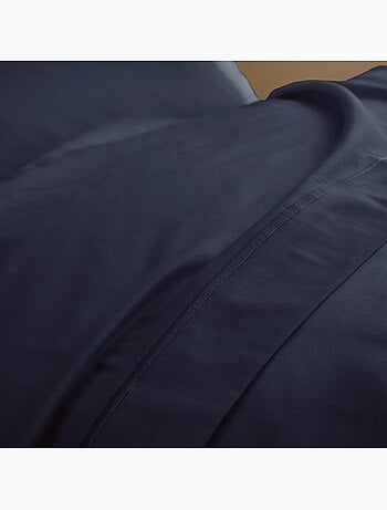 Drap Plat Sable Satin de Coton Peigné 120 Fils/cm² - Qualité Hôtelière Premium