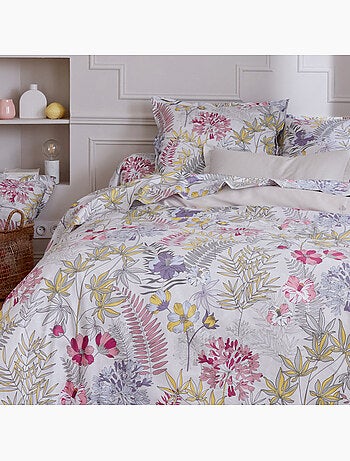 Drap plat satin de coton ANAÏS multicolore