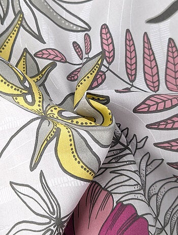 Drap plat satin de coton ANAÏS multicolore