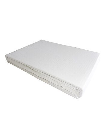 Drap plat satin de coton