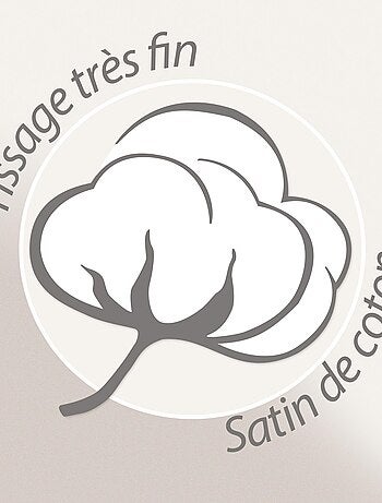 Drap plat satin de coton CAYENNE