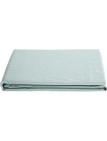 Drap plat satin de coton CONCERTO A rayures