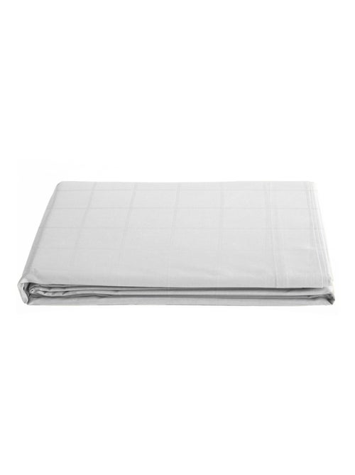 Drap plat satin de coton CONCERTO Carreaux - Kiabi
