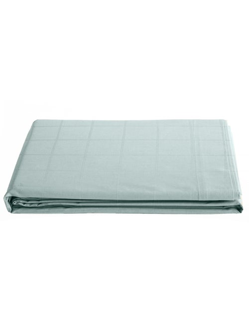 Drap plat satin de coton CONCERTO Carreaux - Kiabi