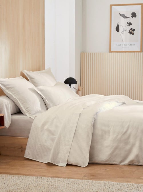 Drap plat satin de coton GRAND HÔTEL - Kiabi