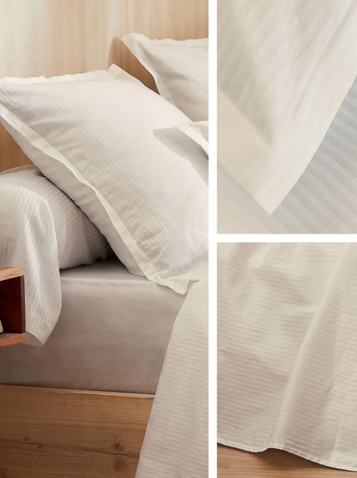 Drap plat satin de coton GRAND HÔTEL - Kiabi