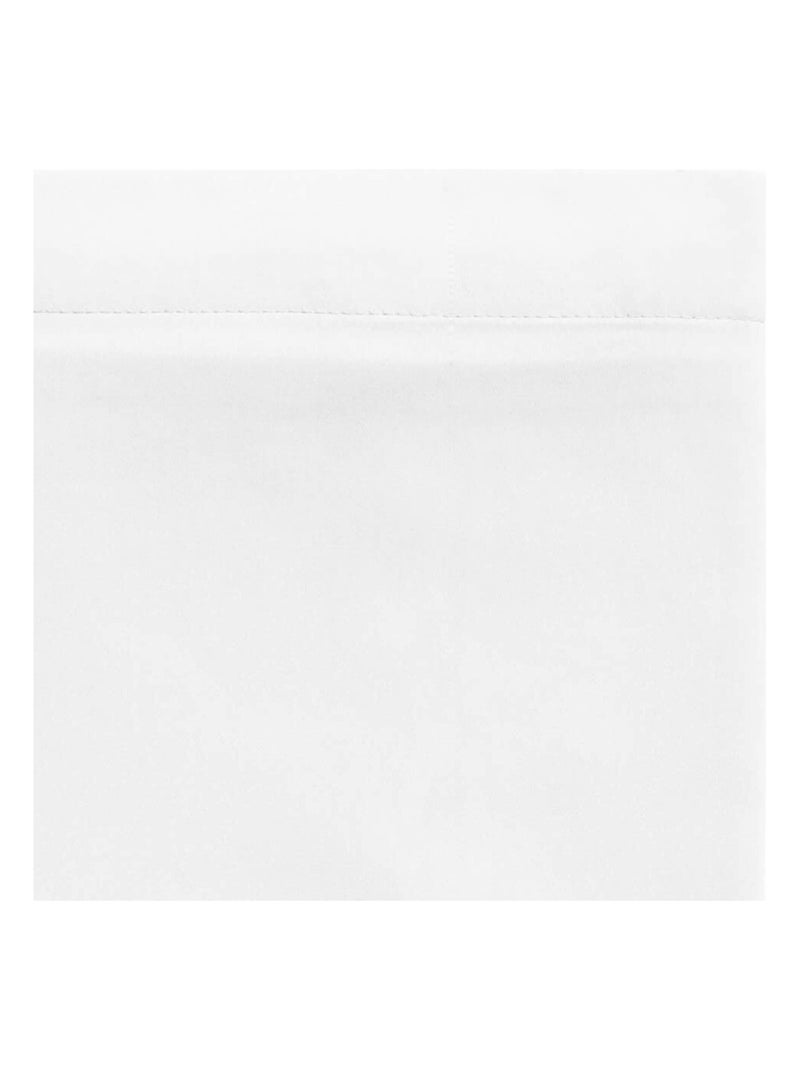 Drap plat satin de coton made in France Blanc - Kiabi