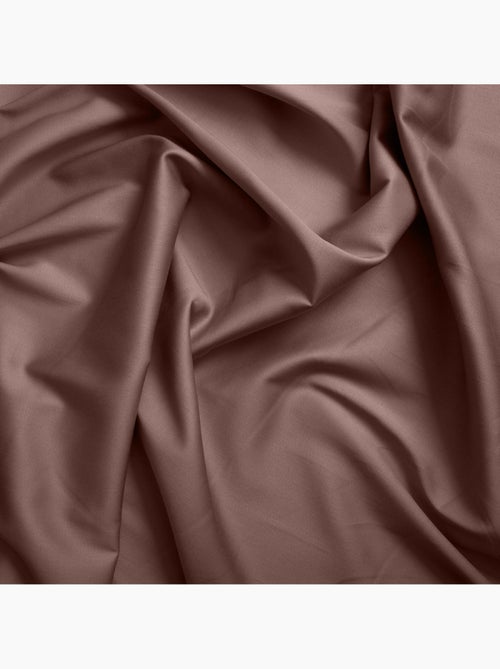 Drap plat satin de coton rose - Kiabi