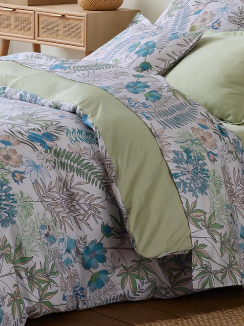 Drap plat  satin de coton végétal - Kiabi