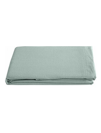 Drap plat SONATE lin lavé froissé