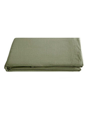 Drap plat SONATE lin lavé froissé