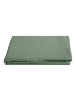 Drap plat SONATE lin lavé froissé