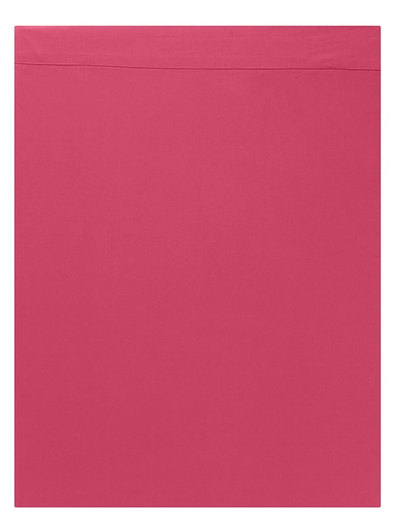 Drap plat Studio Coton   - DODO Rose fushia - Kiabi