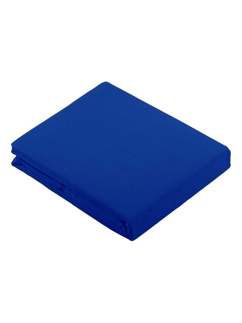 Drap Plat en Satin de Coton - Bleu - Kiabi - 55.14€