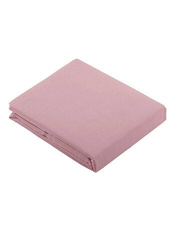Drap Plat Uni en 100 % Coton