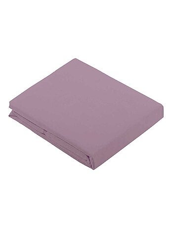 Drap Plat Uni en 100 % Coton