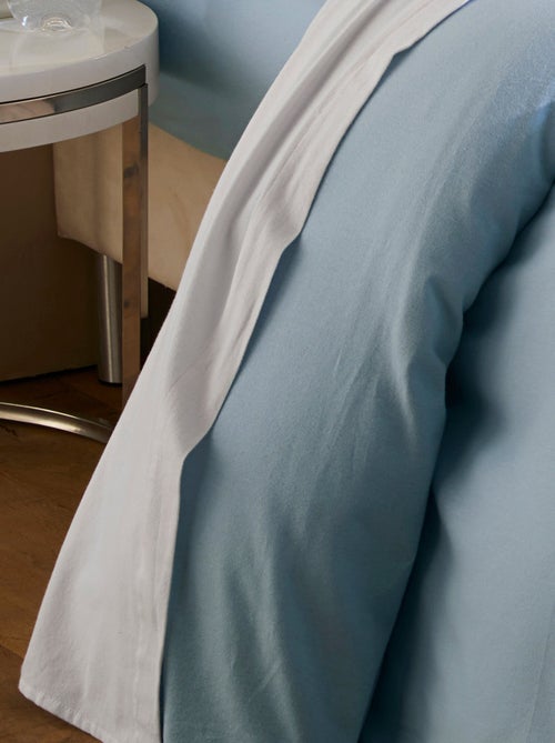 Drap plat uni flanelle coton 165 g - Kiabi