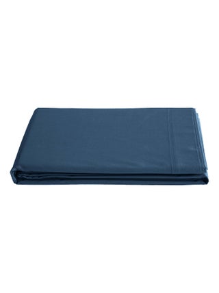 Drap plat uni percale de coton MANOIR