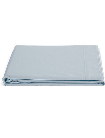 Drap plat uni percale de coton MANOIR
