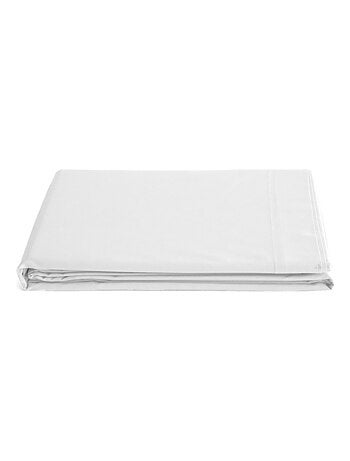 Drap plat uni percale de coton MANOIR