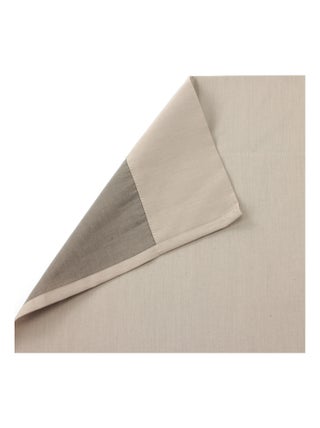 Drap plat uni Satin de coton DAUPHINE Marron